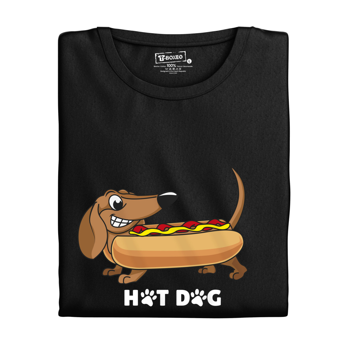 2+1 | Dámske tričko s potlačou “Hot Dog” | Darček k narodeninám, sviatku, výročiu | Darček pre mužov, ženu | Vtipné tričko | 100% bavlna