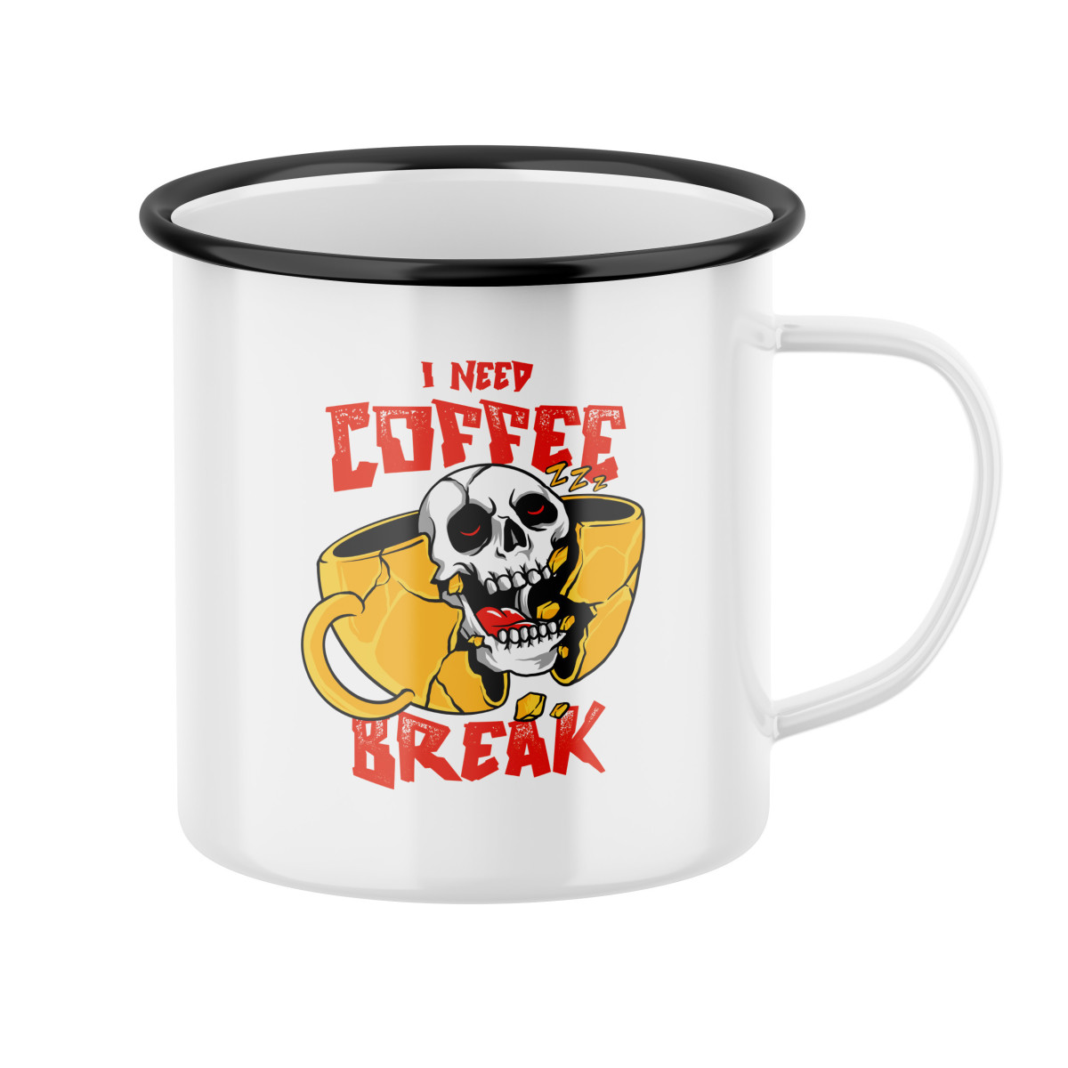 2+1 | Plecháčik s potlačou I need a coffee break | Darček pre mužov, ženu k narodeninám, sviatku, výročie | vtipný darček s potlačou | fotodarček