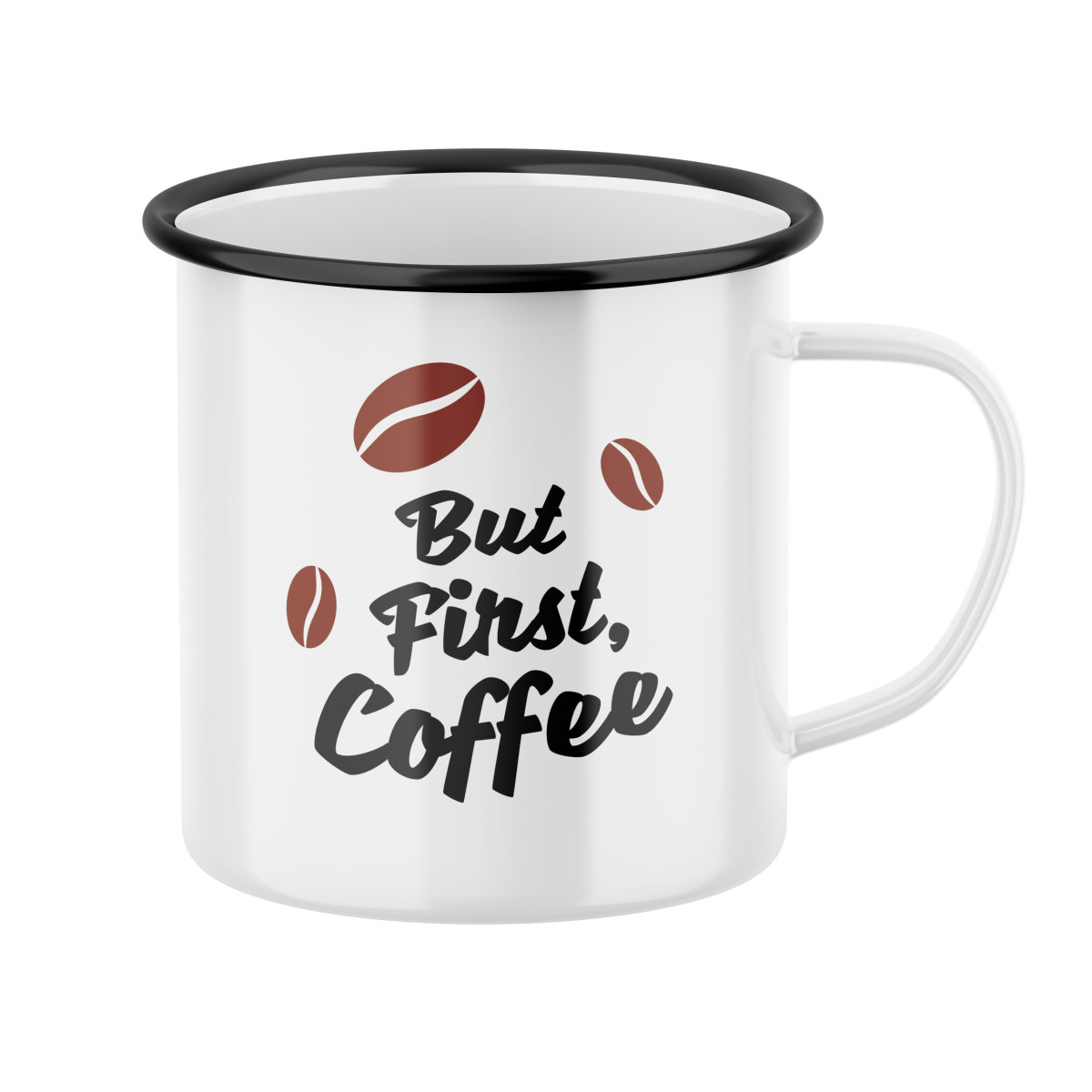 2+1 | Plecháčik s potlačou But first, coffee | Darček pre mužov, ženu k narodeninám, sviatku, výročie | vtipný darček s potlačou | fotodarček