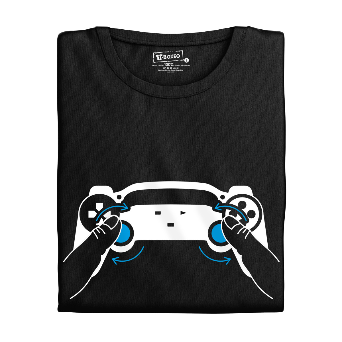 2+1 | Dámske tričko s potlačou “Gamepad” | Darček k narodeninám, sviatku, výročiu | Darček pre mužov, ženu | Vtipné tričko | 100% bavlna