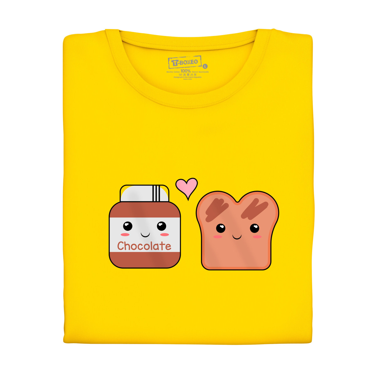2+1 | Dámské tričko “Kamaráti nutella a toast” | Darček k narodeninám, sviatku, výročiu | Darček pre mužov, ženu | Vtipné tričko | 100% bavlna