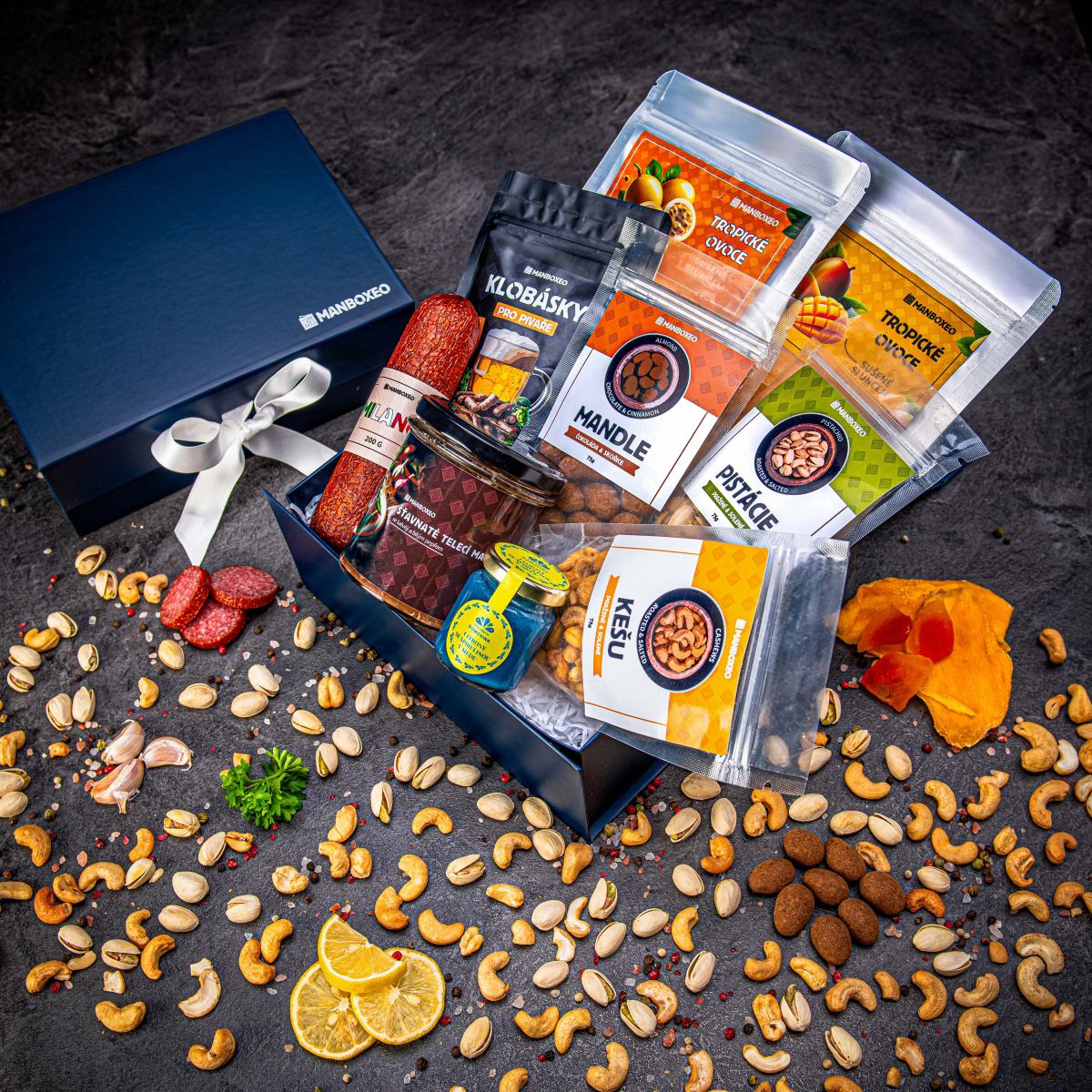 Giftboxeo pre muža - Plné delikates XXL