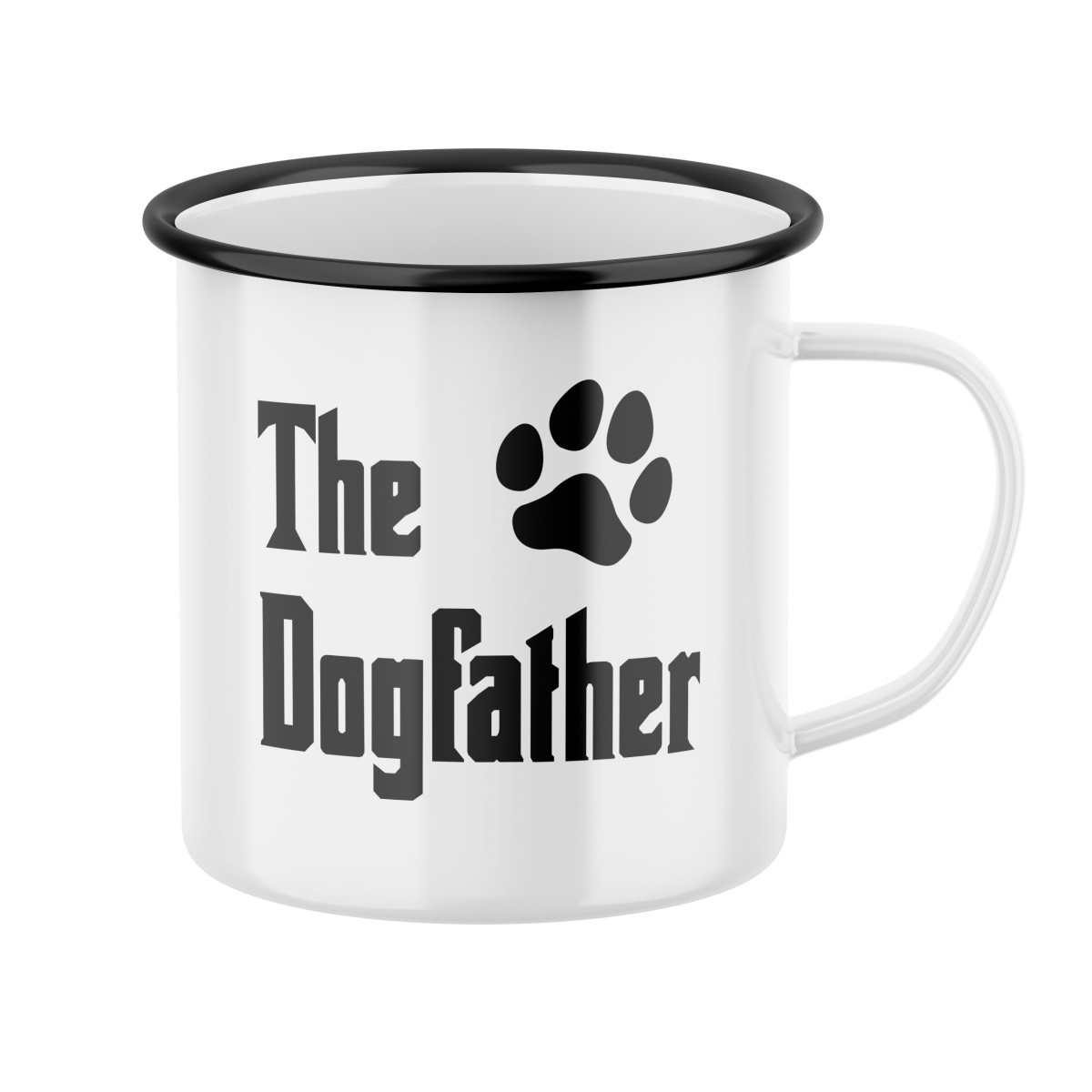 2+1 | Plecháčik s potlačou The Dogfather | Darček pre mužov, ženu k narodeninám, sviatku, výročie | vtipný darček s potlačou | fotodarček