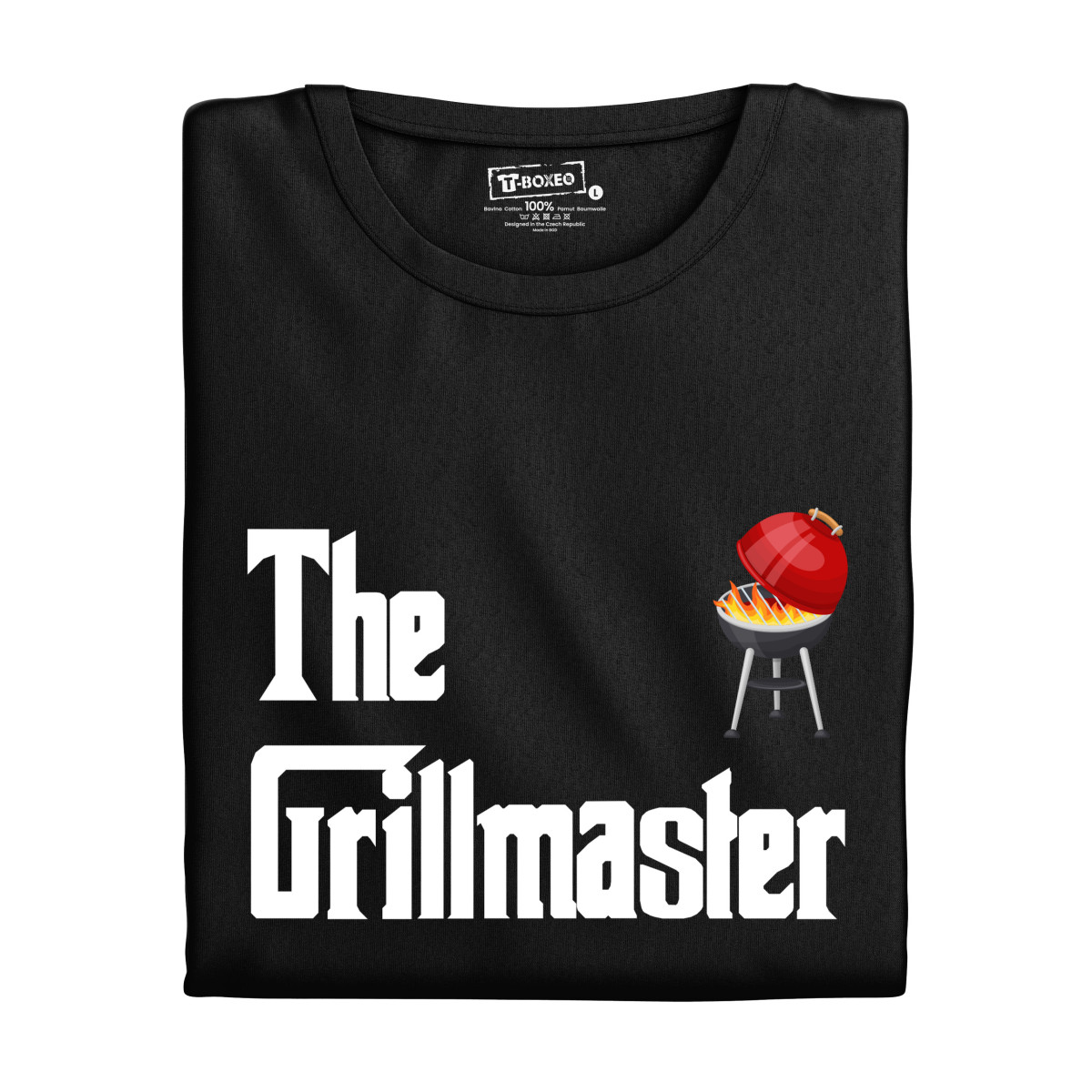 2+1 | Pánske tričko s potlačou Grill master | Darček k narodeninám, sviatku, výročiu | Darček pre mužov, ženu | Vtipné tričko | 100% bavlna