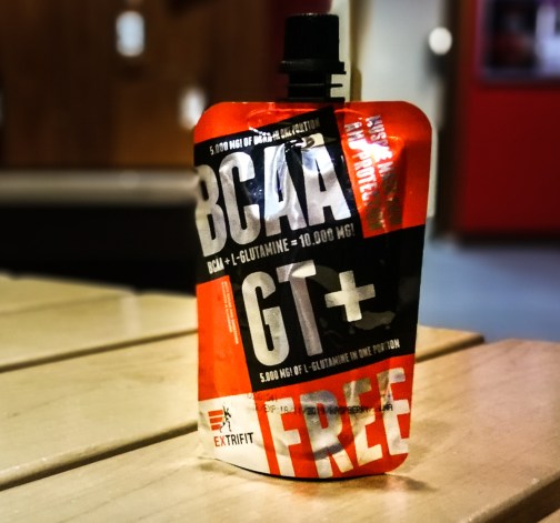 E-shop Bcaa Gt + malina Extrifit 80 g