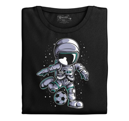 E-shop Pánske tričko s potlačou "Astronaut futbalista pred výkopom"