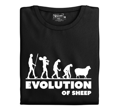E-shop Pánske tričko s potlačou "Evolution of Sheep"