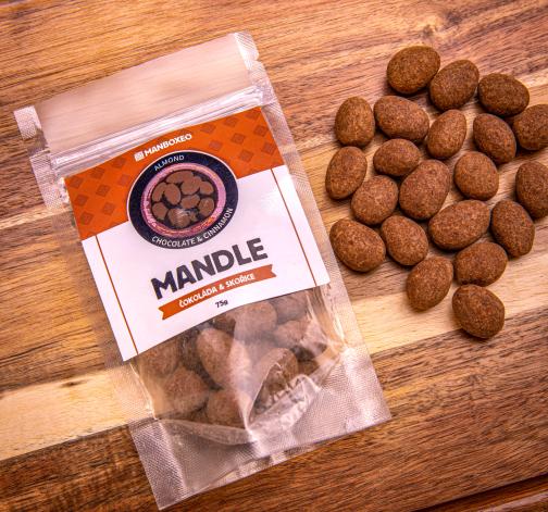 E-shop Čokoládové Mandle obalené v Škorici 75g