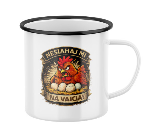 E-shop Plecháčik s potlačou Nesiahaj mi na vajcia