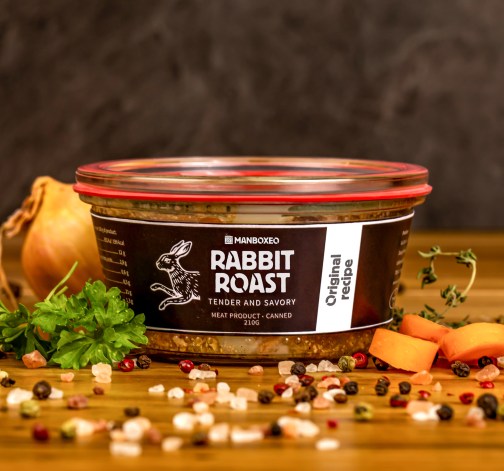E-shop Pečený králik s bravčovým bôčikom 210 g