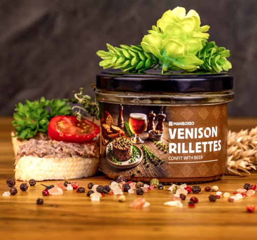 E-shop Jelenie rilletes konfitovaný s pivom IPA 170g