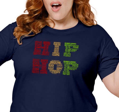 E-shop Dámske tričko s potlačou "Hip Hop"