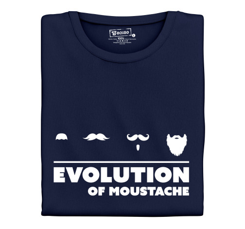 E-shop Pánske tričko s potlačou "Evolution of Moustache I"