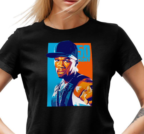 E-shop Dámske tričko s potlačou "50 Cent"