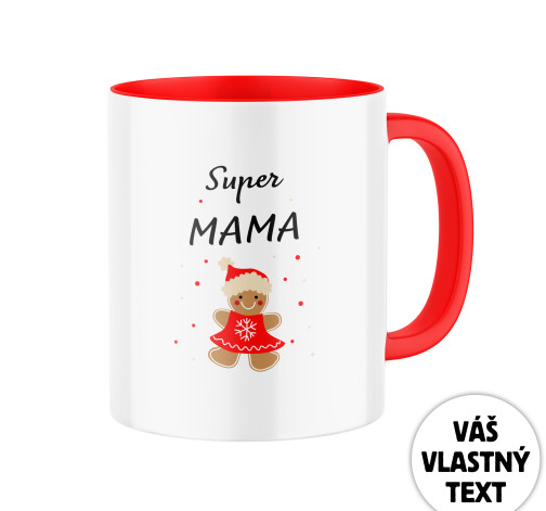 E-shop Keramický hrnček s potlačou Pani Perníčková - super.. s vlastným textom