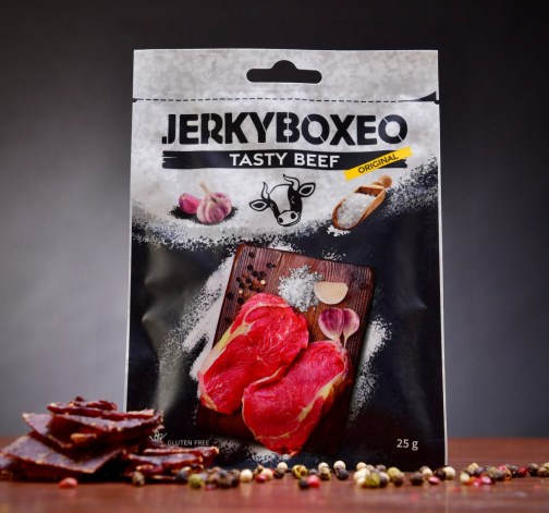 E-shop Hovädzie sušené mäso Jerkyboxeo - Original 25 g