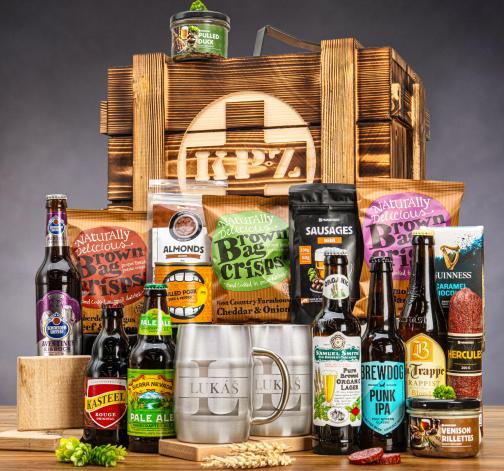 E-shop KPZ debna pre pivára + 2 pollitre s gravírovaním