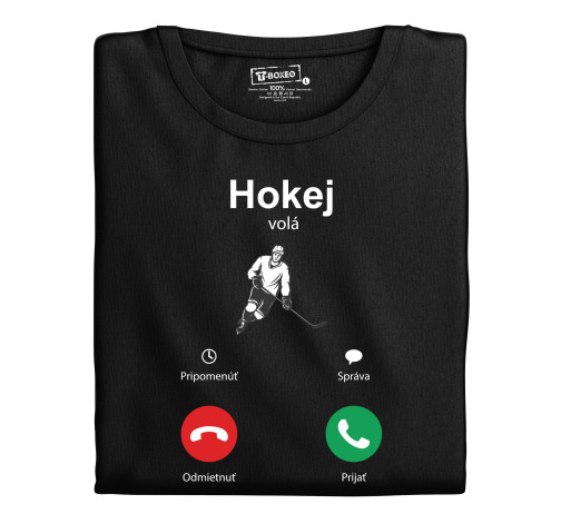 E-shop Pánske tričko s potlačou "Hokej volá"