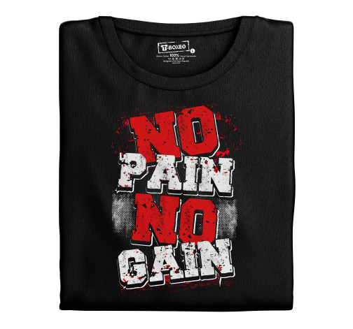 E-shop Pánske tričko s potlačou "No Pain, No Gain"