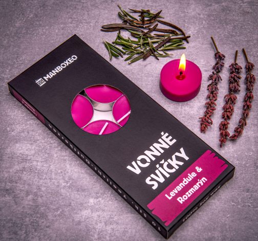 E-shop Sada 10 čajových sviečok - Levanduľa 10x14 g
