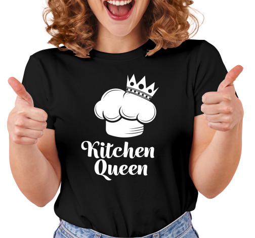 E-shop Dámske tričko s potlačou "Kitchen Queen"