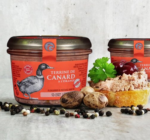 E-shop Tradičná francúzska kačacia terina s pomarančom 180 g