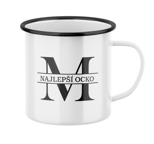 E-shop Plecháčik s potlačou Najlepší otec - s iniciálou