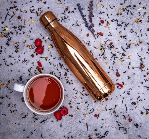 E-shop Termoska z nerezovej ocele - rose gold 500 ml