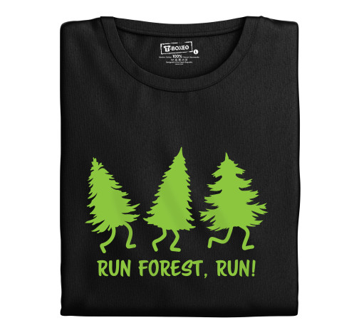 E-shop Dámske tričko s potlačou "Run, forest, run"