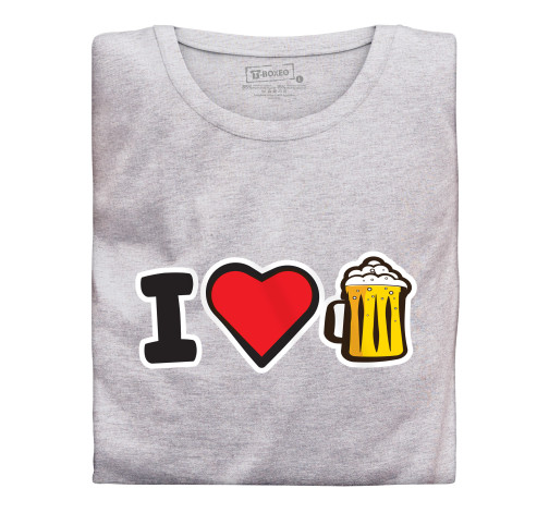 E-shop Pánske tričko s potlačou "I❤????️️"