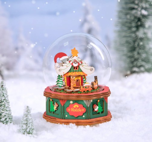 E-shop DIY model hracej skrinky Vianočné mesto