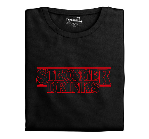 E-shop Pánske tričko s potlačou "Stronger Drinks"