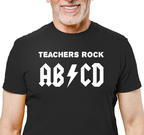 E-shop Pánske tričko s potlačou "Teachers Rock"