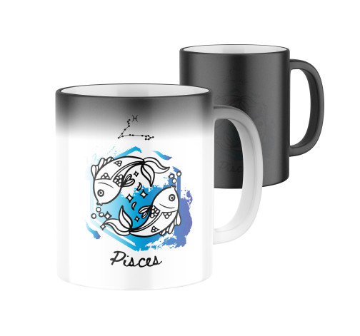 E-shop Magický keramický hrnček s potlačou znamenia Ryby