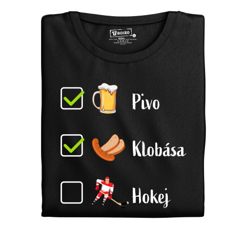 E-shop Pánske tričko s potlačou "To do list"