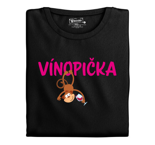 E-shop Dámske tričko s potlačou "Vínopička"
