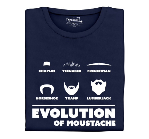 E-shop Pánske tričko s potlačou "Evolution of Moustache II"