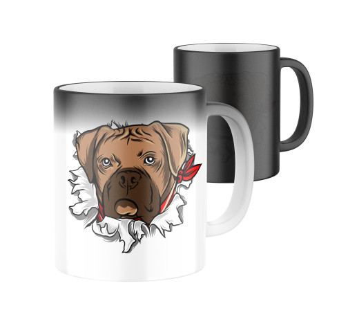 E-shop Magický keramický hrnček s potlačou Boxer