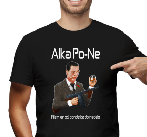 E-shop Pánske tričko s potlačou "Alka PO-NE"