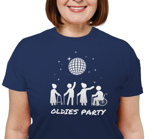 E-shop Dámske tričko s potlačou “Oldies party”
