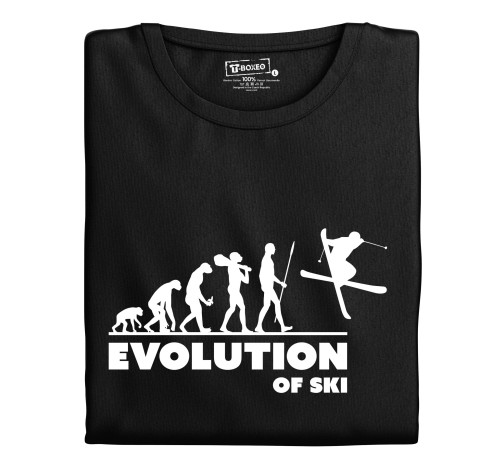 E-shop Dámske tričko s potlačou "Evolution of Ski"