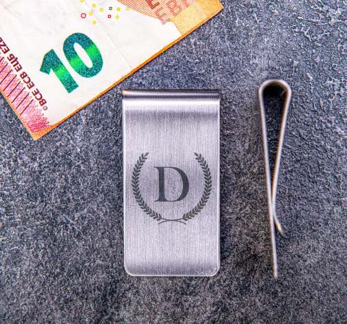 E-shop Spona na peniaze s gravírovaním