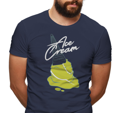 E-shop Pánske tričko s potlačou "Ace cream"