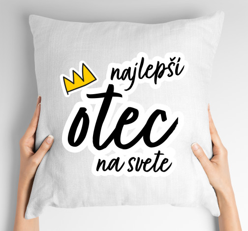 E-shop Vankúš s potlačou Najlepší otec na svete