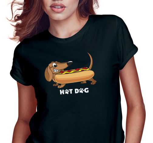 E-shop Dámske tričko s potlačou “Hot Dog”