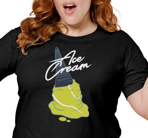 E-shop Dámske tričko s potlačou "Ace Cream"