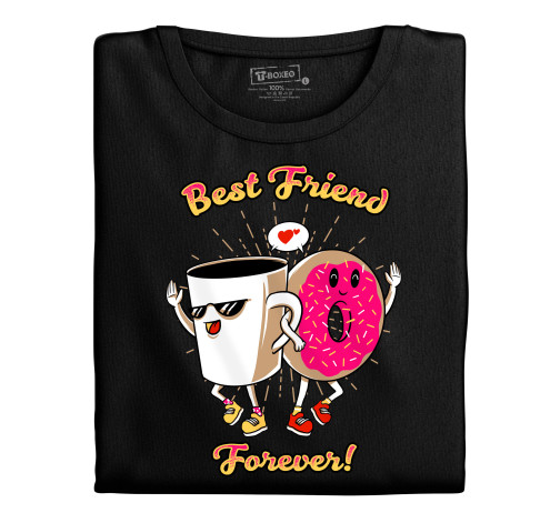 E-shop Dámske tričko s potlačou "BFFs káva a šiška"