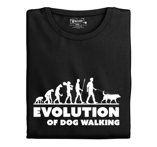 E-shop Pánske tričko s potlačou "Evolution of Dog walking"