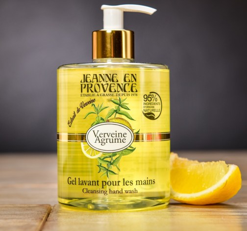 E-shop Svieži gél na umývanie rúk Jeanne en Provence s vôňou verbeny a citróna 500 ml