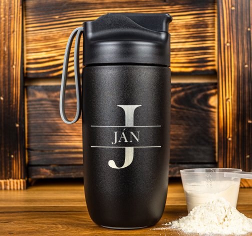E-shop Fittness shaker s gravírovaním